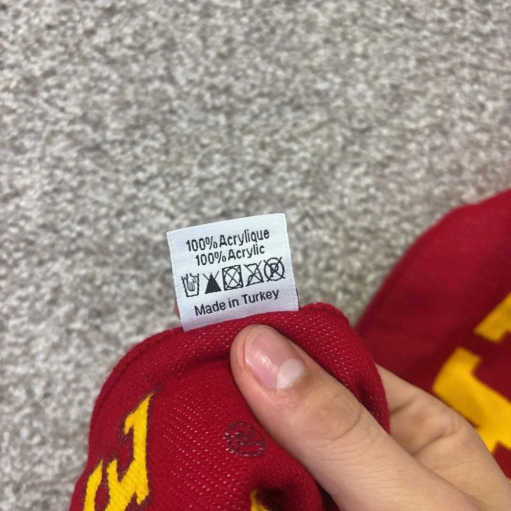 Iowa‎ State Cyclones Scarf Mens One Size Red NCAA Football Tradition Scarves